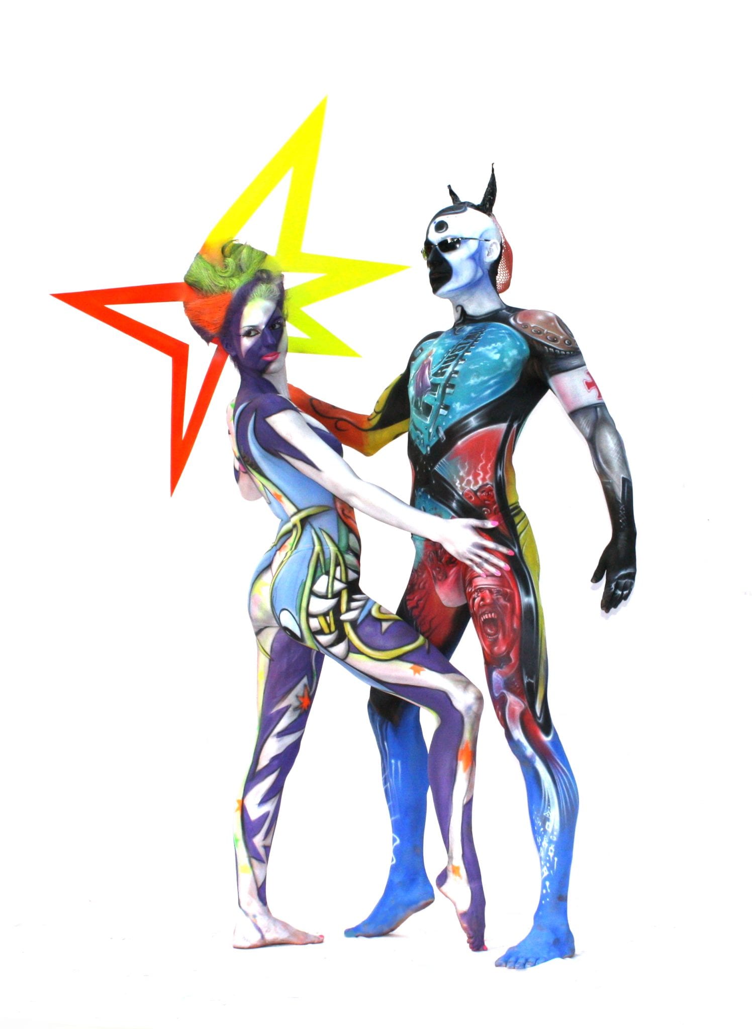 body painting airbrush tattoo farbfee